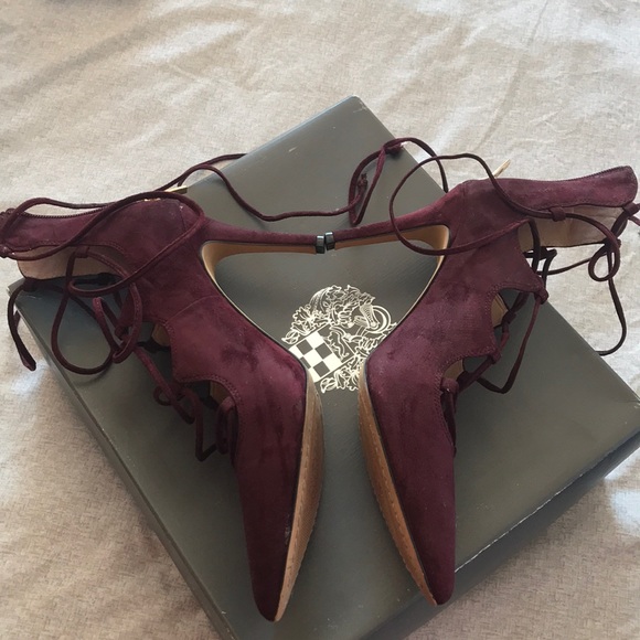 Vince Camuto - lace up heels - Picture 2 of 7